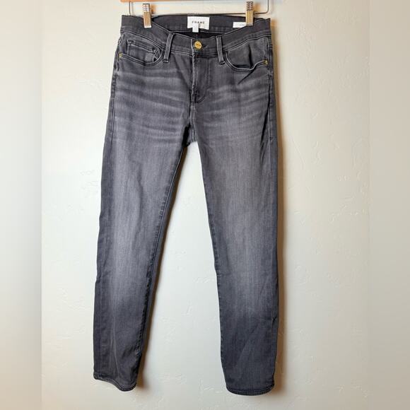 Frame Denim Le Garcon Cheyenne Skinny Jeans Size 24 - Picture 4 of 7